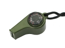 Olive-drab Whistle with Compass